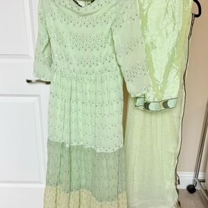 Elegant Green Women Dress 👗